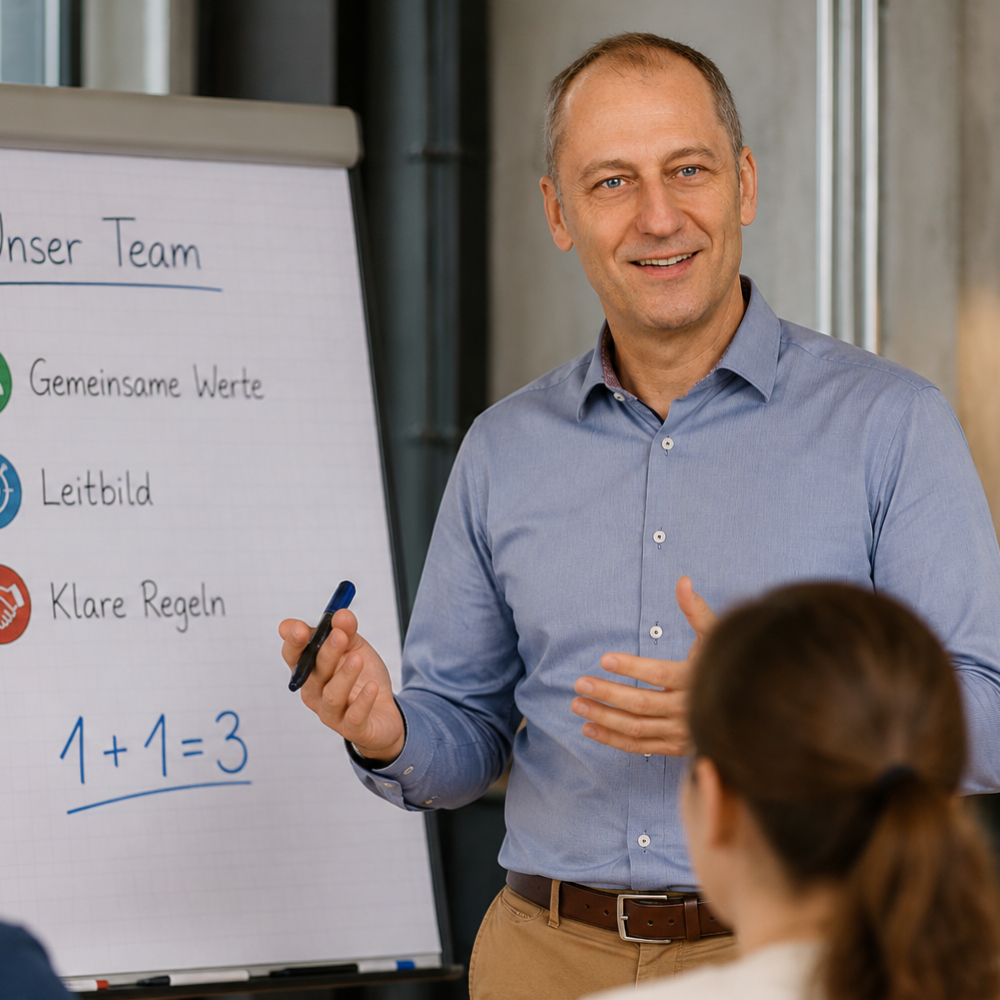 Andreas Wenzelburger in der Teamentwicklung